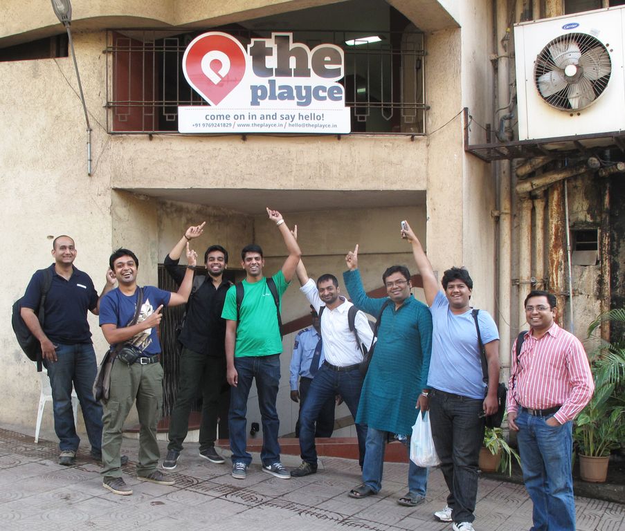 a team of freelancers at the playce in Mumbai India