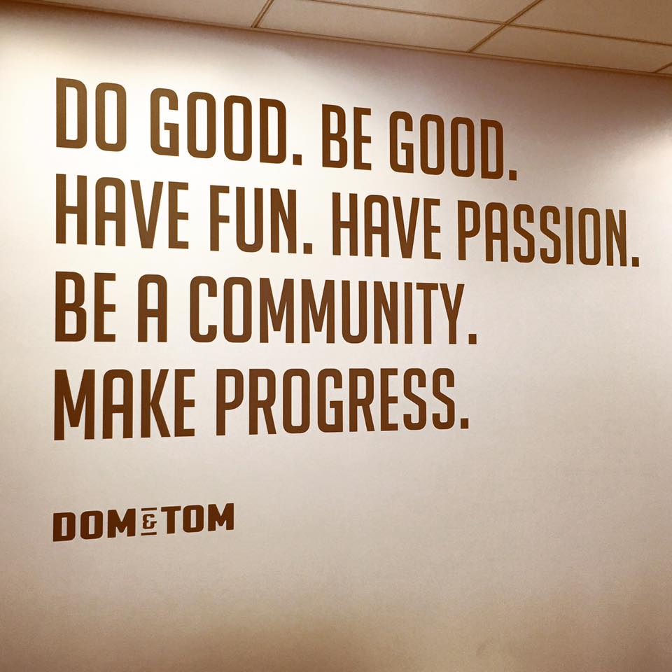 dom and tom motivational wall