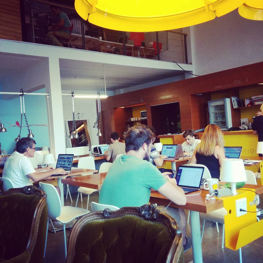 freelancers working in one of the best coworking spaces around the world