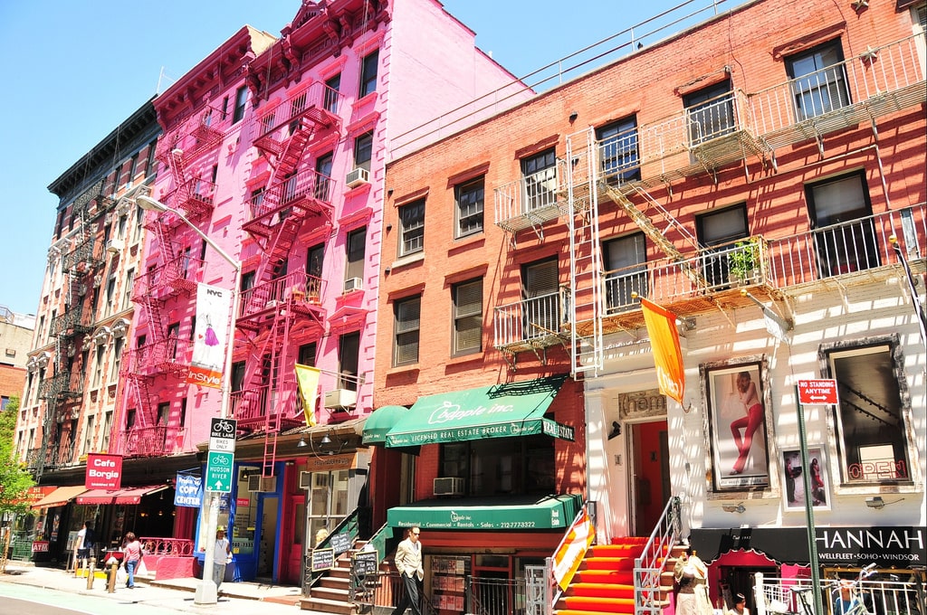 colorful building in new york city
