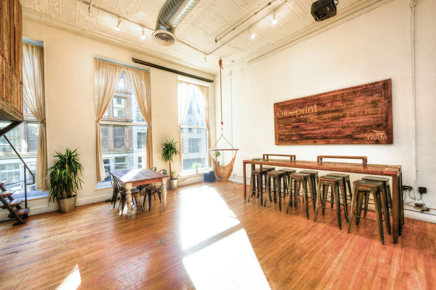 coworking space at the farm soho in new york city
