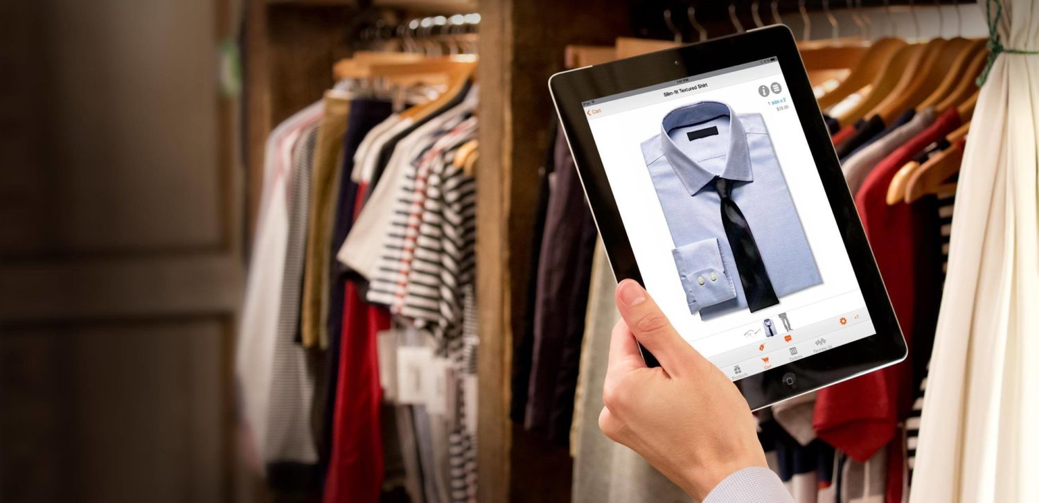 an online store on a tablet created by handshake b2b ecommerce