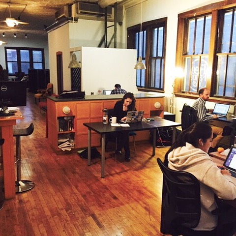 shared office at free range office in chicago