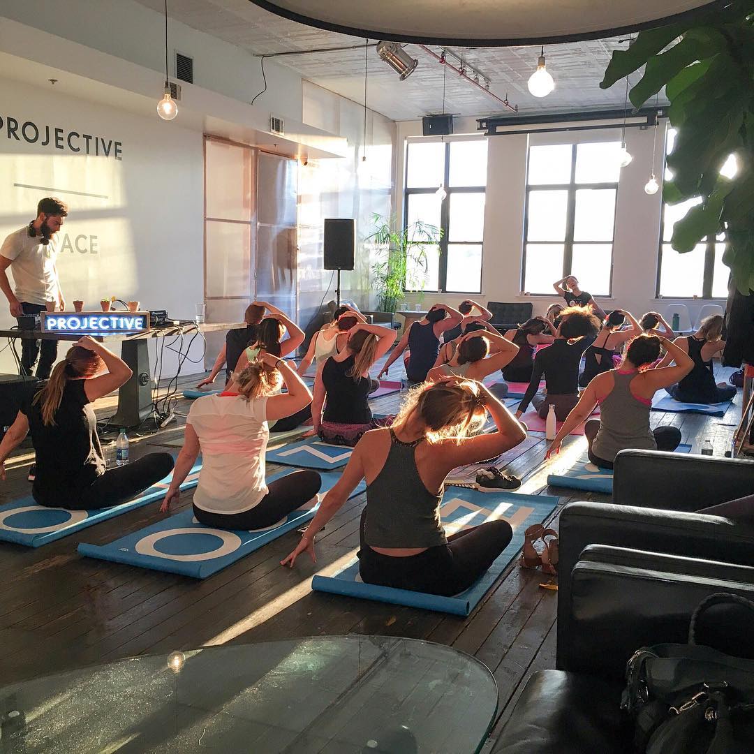 yoga at projective in the lower east side of new york city