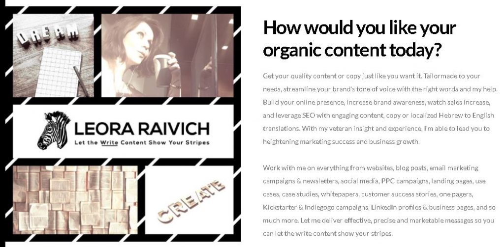 The Farm SoHo Feature Interview: Leora Raivich, Professional Content and Copywriter blog img