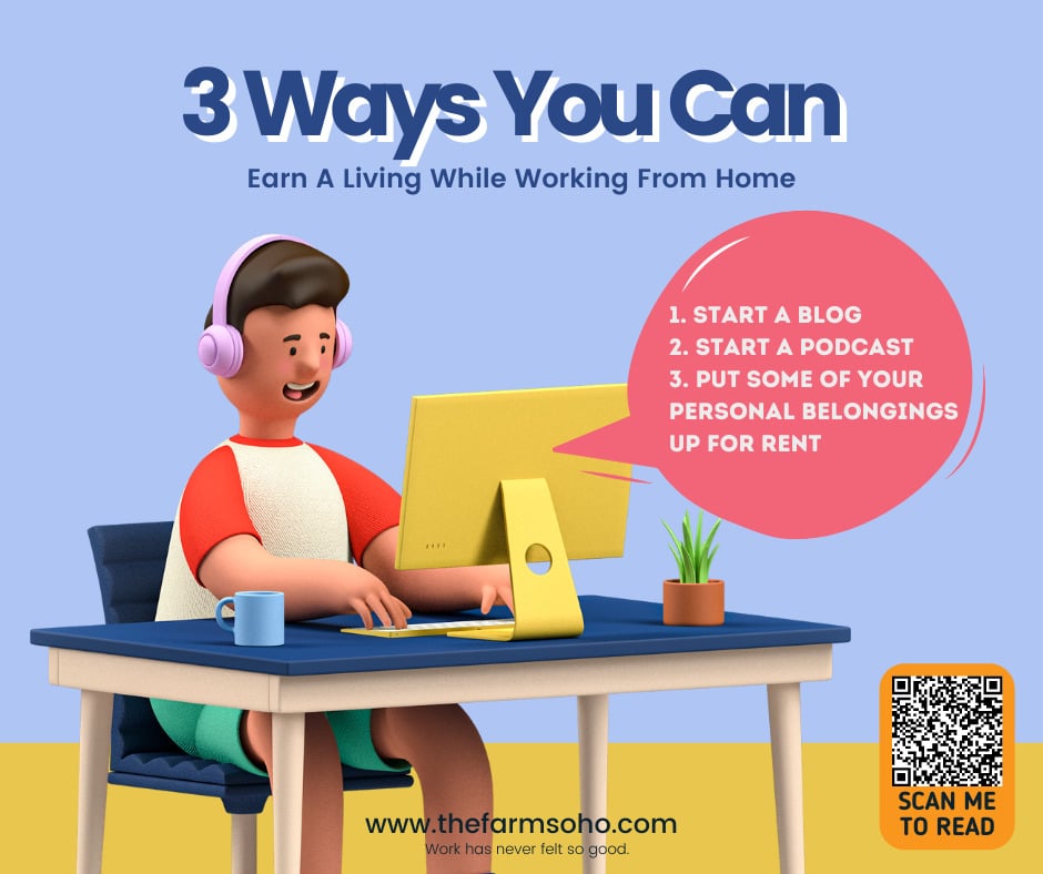3 ways you can earn a living while working from home