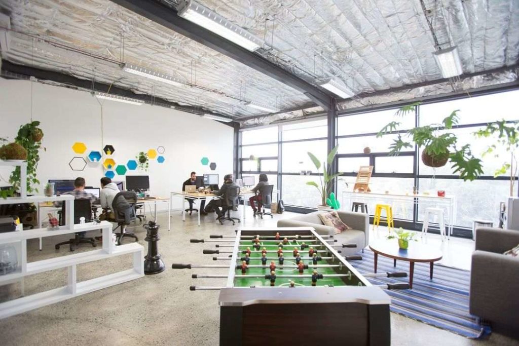 people working in a coworking space in south africa