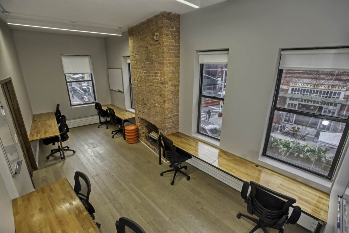 2nd floor private office in our coworking space in SoHo, NYC