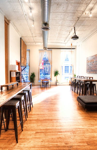 Our SoHo loft is an event venue that’s customizable for up to 80 people